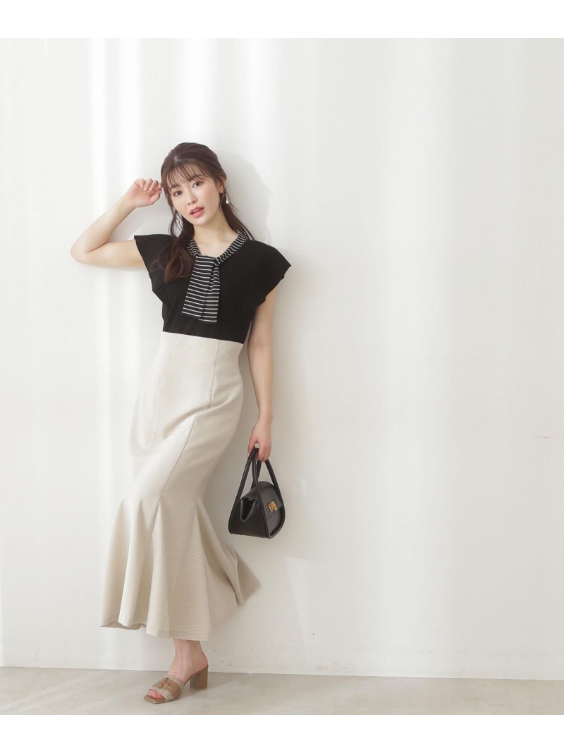 美人百花5月号掲載商品 ロングマーメイドスカート Dressing Proportion プロポーションボディドレッシング Body