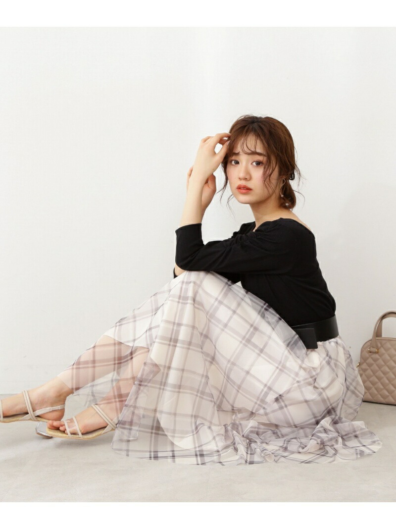 第1位獲得 Edit Cologne チェックチュールスカート Proportion Body Dressing プロポーションボディドレッシング スカート スカートその他 ブラック ブラウン 先行予約 Rakuten Fashion 数量限定 Restaurant Lafabrique Fr