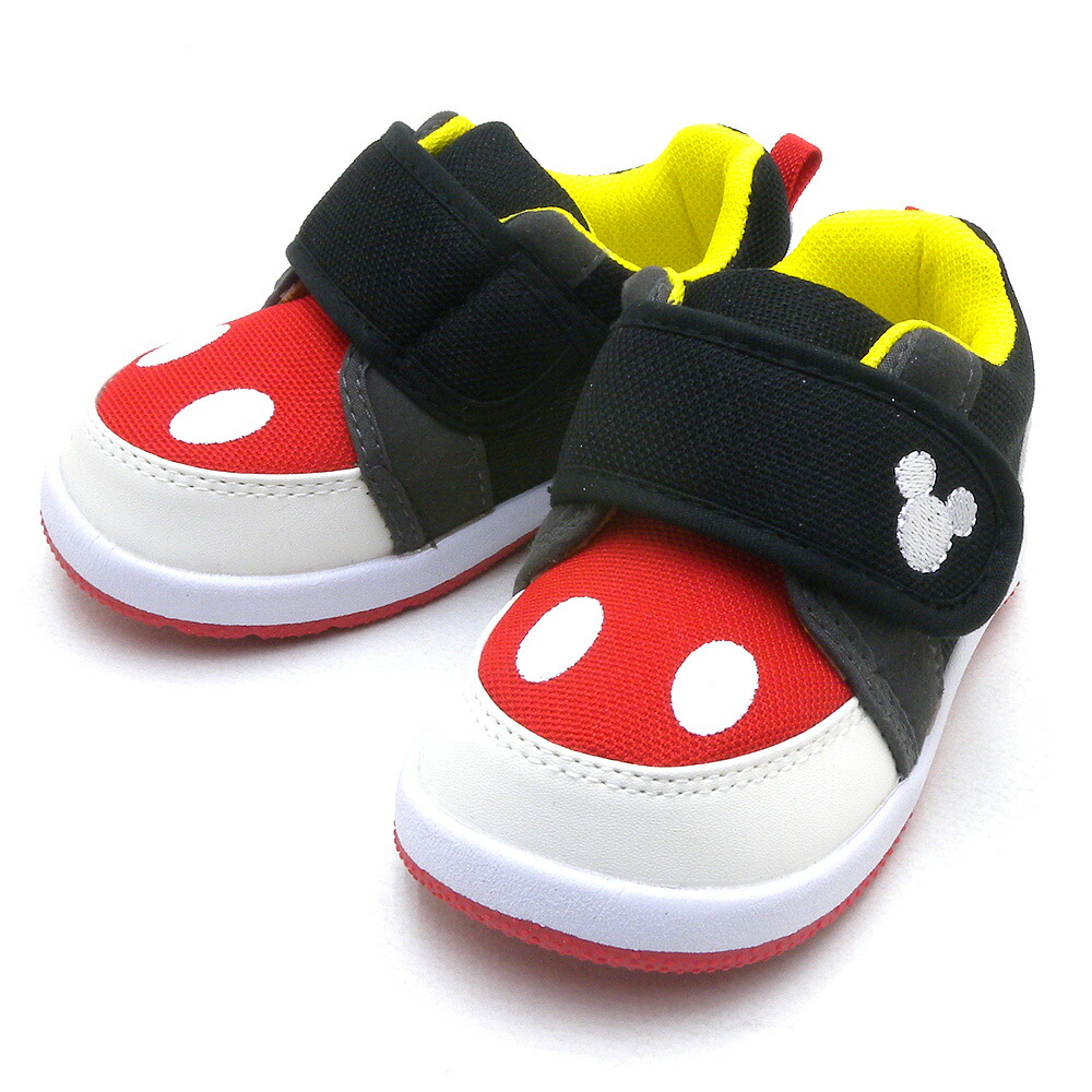 楽天市場 ディズニー パイル地ファーストシューズ ミッキー ミニー 11 5cm 12cm 12 5cm 靴 くつ シューズ 新生児 赤ちゃん ベビー ベビー靴 スニーカー 子供 子ども こども キッズ ベビーシューズ キッズシューズ 男の子 男児 女の子 女児 西松屋