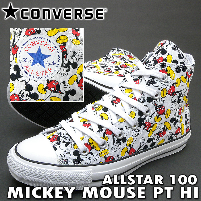 楽天市場 コンバース スニーカー All Star 100 Mickey Mouse Pt Hi オールスター 100周年モデルディズニーミッキーマウスプリントハイカット マルチ 販売店舗限定レア オールスター ミッキー Pssale Pro Shooter プロシューター