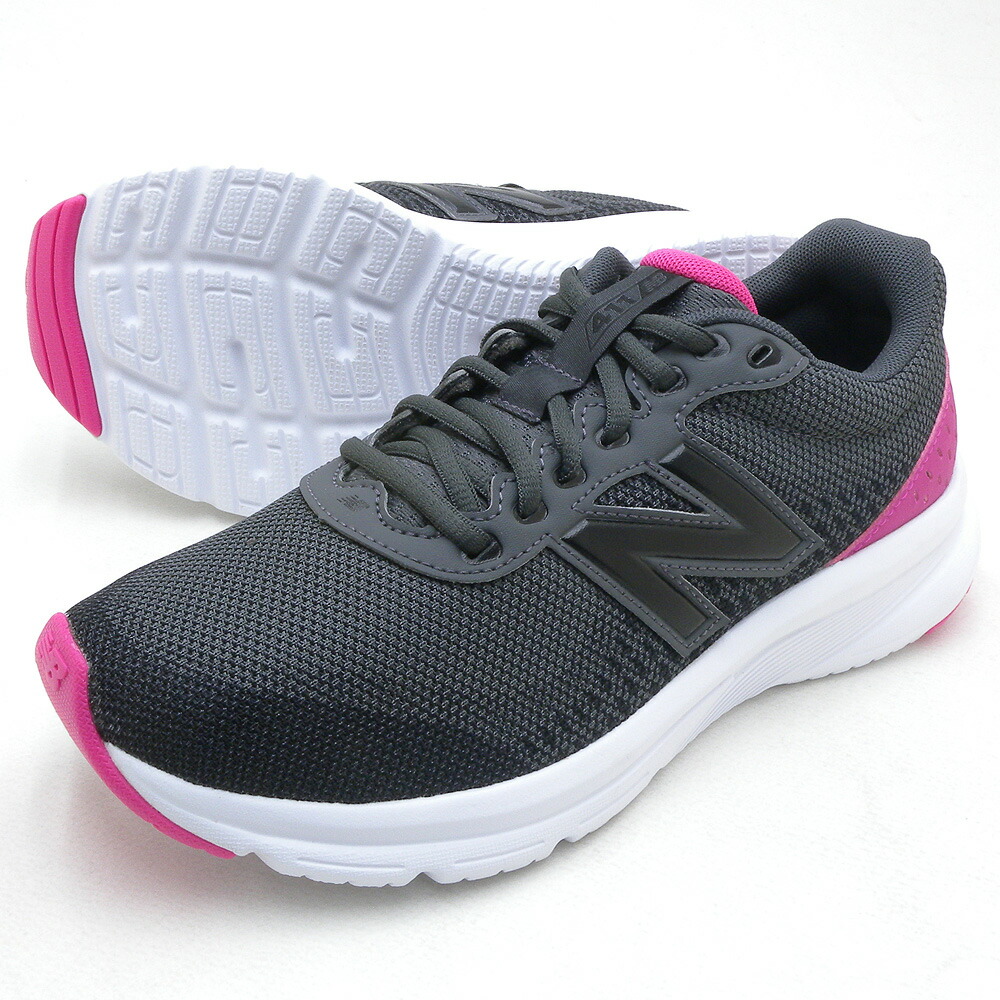 【楽天市場】NB newbalance ニューバランス スニーカー W411 CK2 ブラック/ピンク 靴幅:B ジョギング ランニング