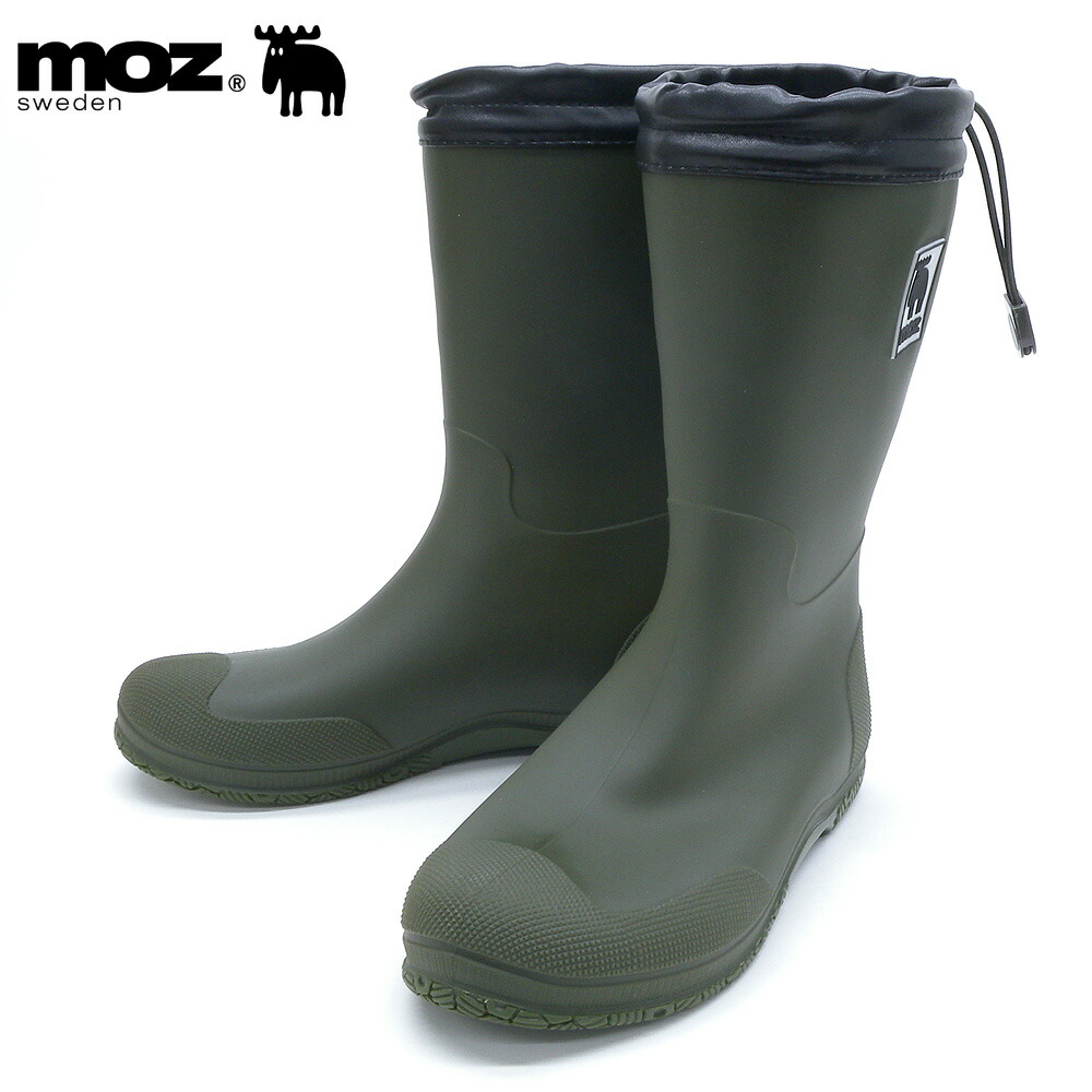 23 0 24 0 25 0cm レインブーツ カーキ 防水 レディース パッカブル 収納袋付き 長靴 Moz モズ 雨対策 雪対策 レインシューズ 女性 グリーン 販売中 人気激安