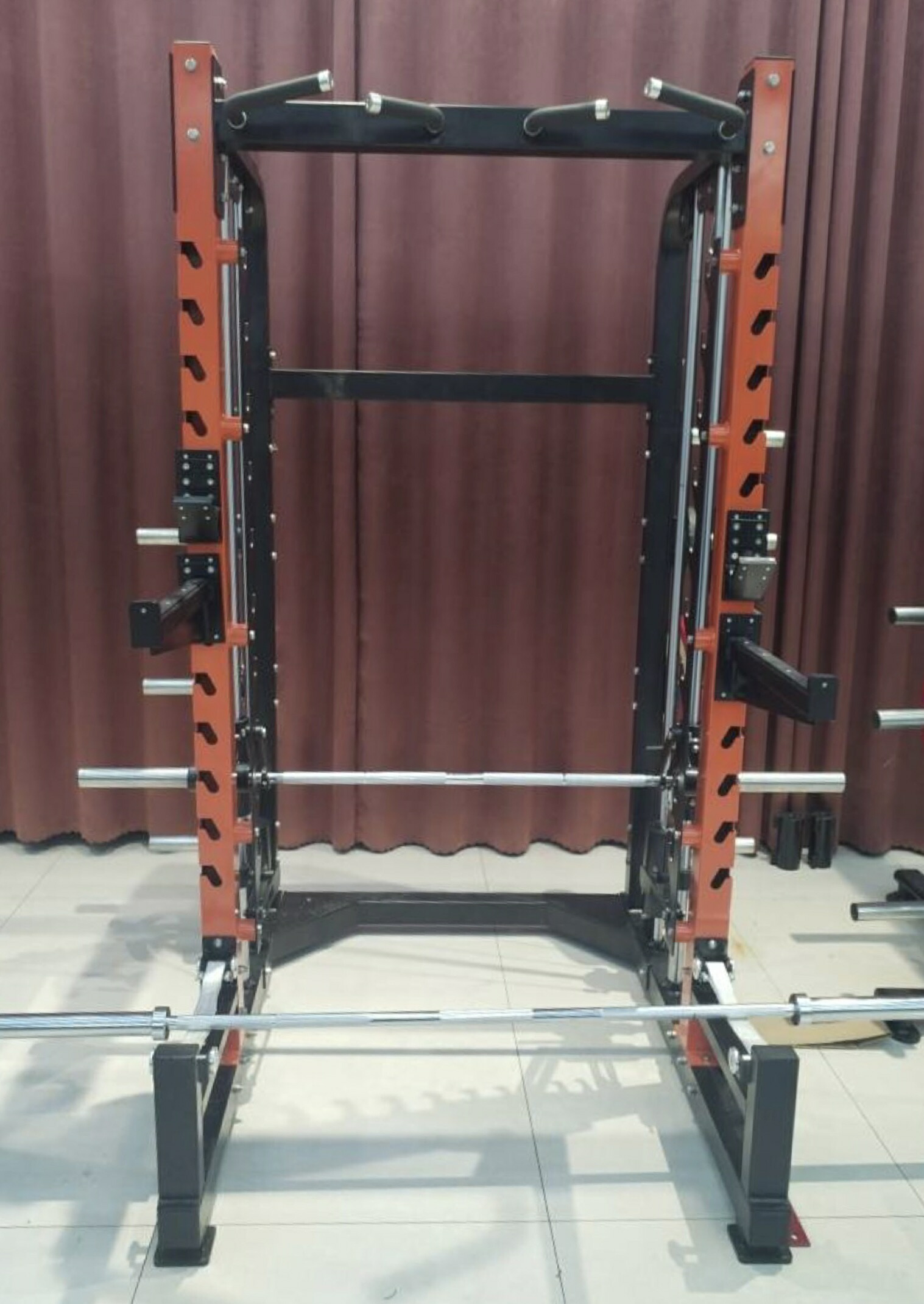 二分の一仕合わせ スミス形づくる 一皿専用 スクアット チンニング スモール体育館 個人的体育館 御勤め用 LG-LB01
