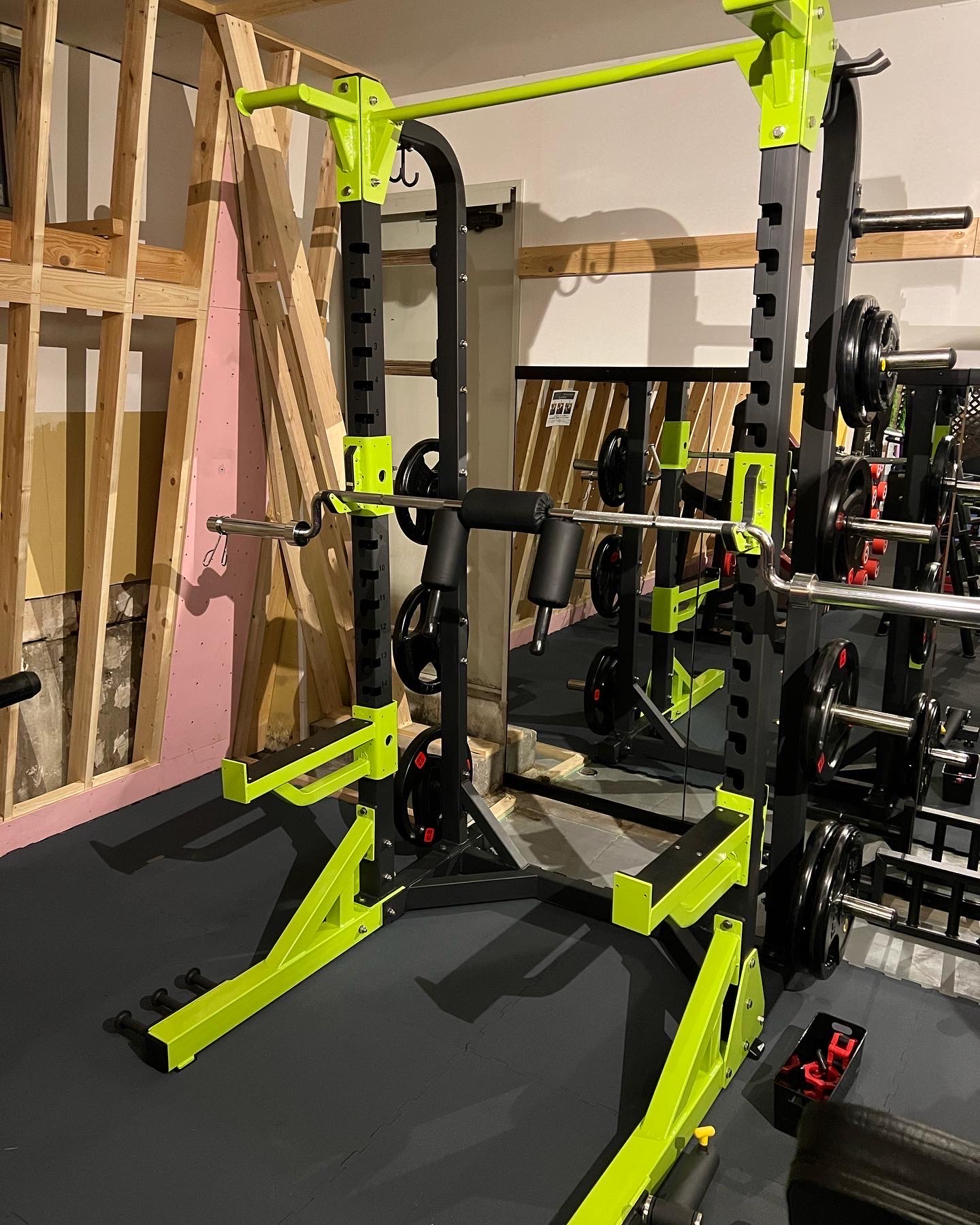 楽天市場】【展示品】ハーフラック スクワットラック フリー