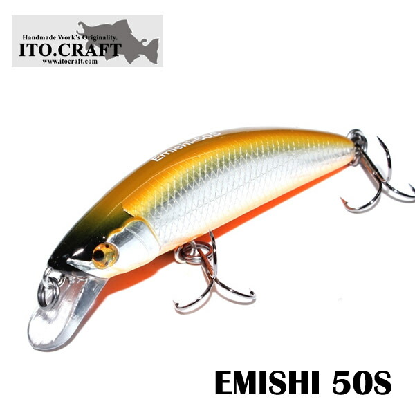 楽天市場】イトウクラフト 蝦夷ミノー 50S 1st タイプ2 #YMO 【メール