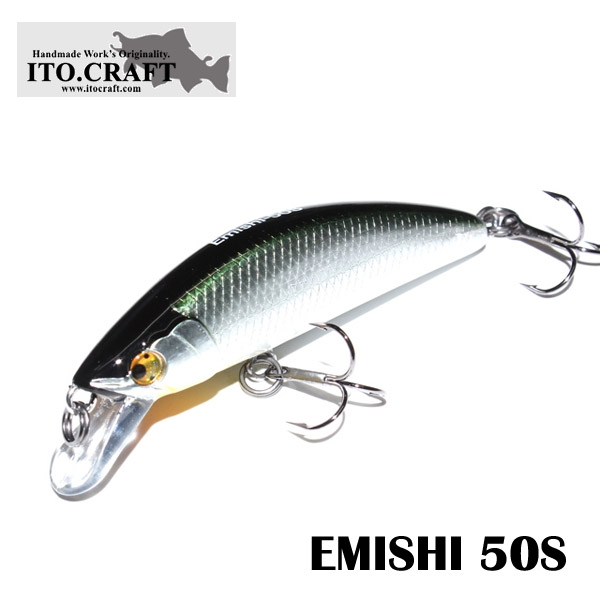 楽天市場】イトウクラフト 蝦夷ミノー 50S 1st タイプ2 #YMO 【メール