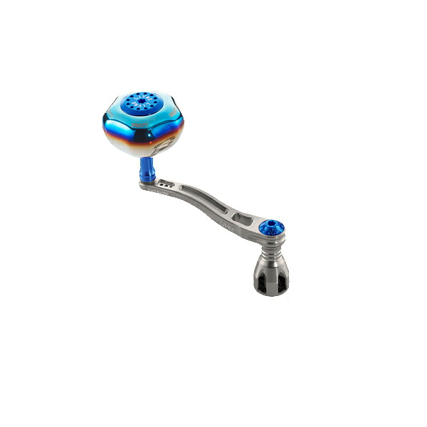 リブレ ハンドル パワーアーム88 シマノ 右巻き用 18000~20000サイズ 88mm 100.5g #チタン&ブルー 【送料無料】【お取り寄せ対応商品】