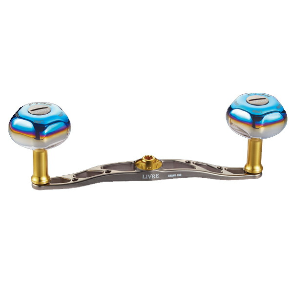 ✩*ɞ様 【LIVRE】 クランク 130 チタンP/ゴールドG シマノ 左巻き 楽天市場】リブレ ハンドル クランク130 シマノ 左巻き用 52.6g