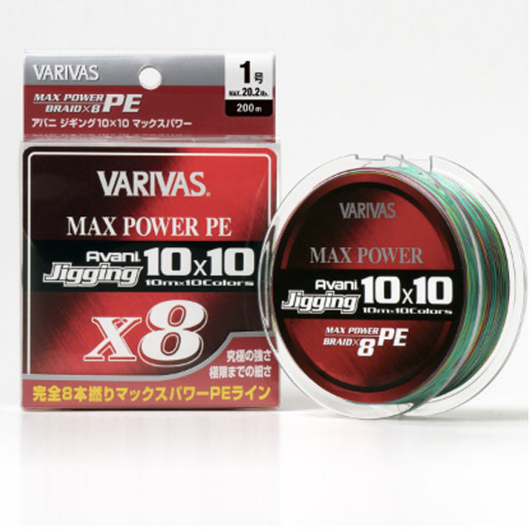 VARIVAS アバニ ジギング10&times;10 マックスパワーPE X8 400m 3号 【メール便NG】【お取り寄せ対応商品】｜プロショップケイズ店 7,714円