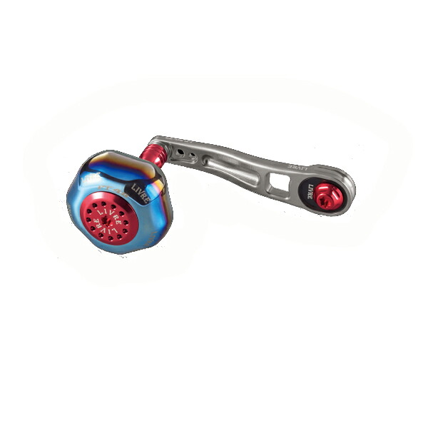 リブレ LB 80-85 ダイワB1 70.7g #チタン/レッド 【送料無料!】【リールカスタムパーツ】【カスタムハンドルノブ】