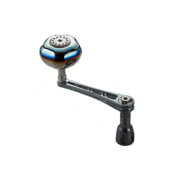 リブレ パワー93 POWER (PT52) ダイワ 4500番～5500番用 #ガンメタ/チタン 【お取り寄せ商品】【送料無料！】【リールカスタムパーツ】【ハンドルノブ】