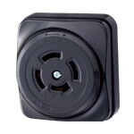 1箱（5個入）パナソニック 露出引掛接地3Pコンセント 20A 250V ブラック WK2420K