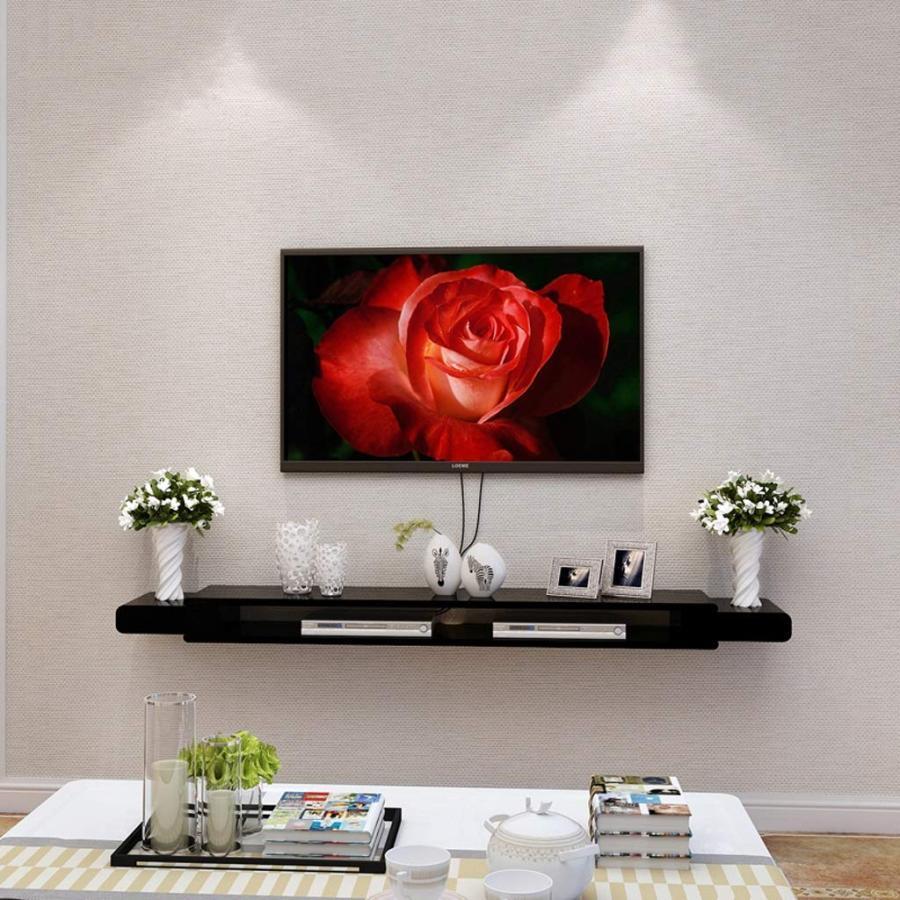 【百貨店大売り出し】飾りつけテレビキャビネットフローティングシェルフウォールシェルフセットボックスルーターヴィデオディスクプレーヤースカイボックス納める棚テレビ受像機の背