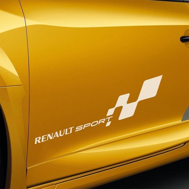 1ペアカスタマイズスポーツステッカーデカール車のスタイリングのためルノーメガーヌ2ルノーダスターローガンclio laguna 2風光明媚な車