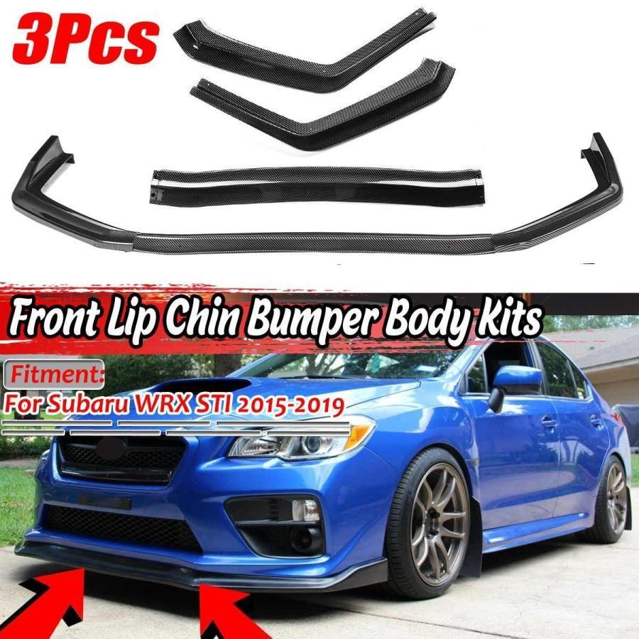 WRX STI インプレッサ VAB VAG フロントリップスポイラー カーボン調 エアロ 3色選択可能 va|プロスパープラス