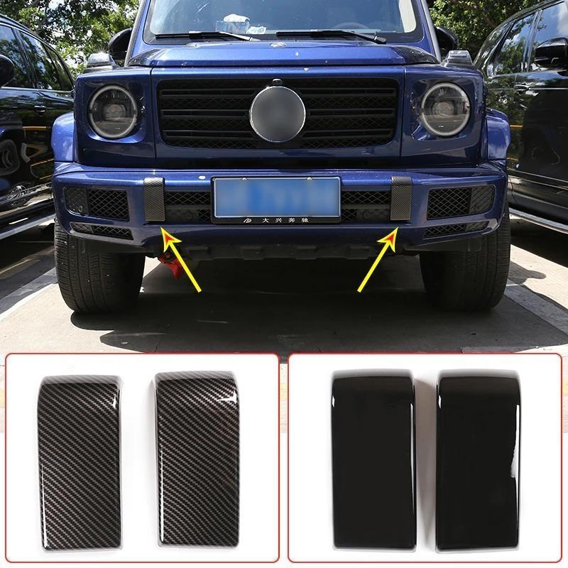 カーボン製ベンツ Gクラス 　W463A W464 G500 G63 G350D　リアフロントバンパーパネル　2枚セット　　mo1