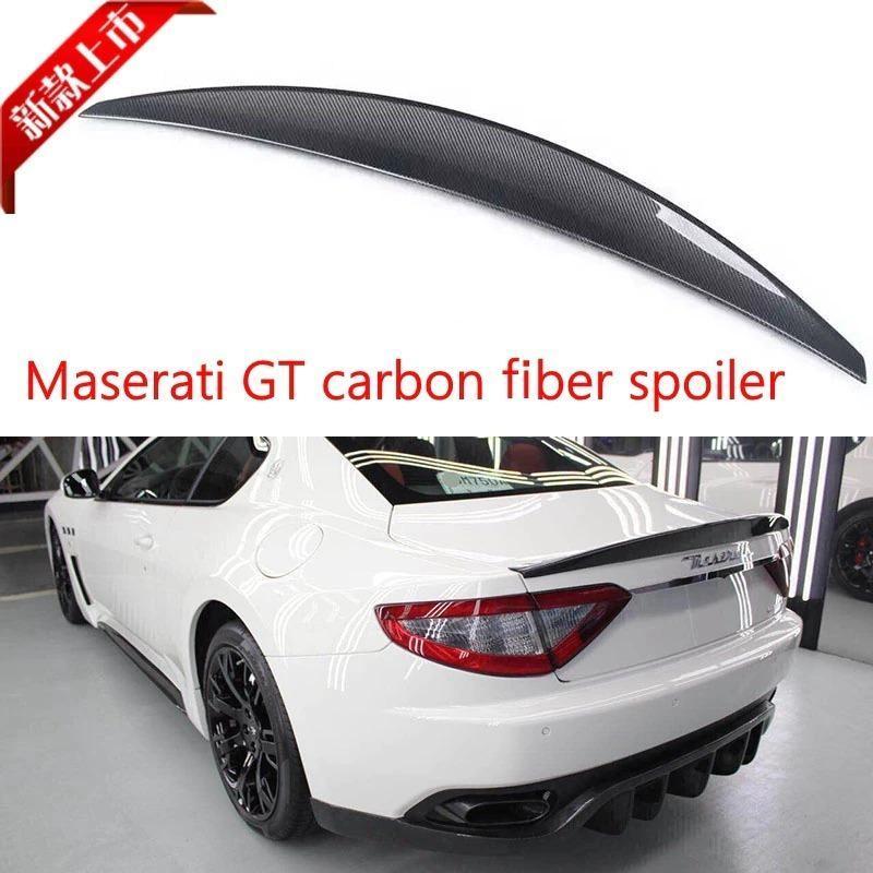 カーボン 外装 カスタム リアトランク リップマセラティ ファイバー グラントゥーリズモ GT 2ドアフラットトランク06-11|プロスパープラス