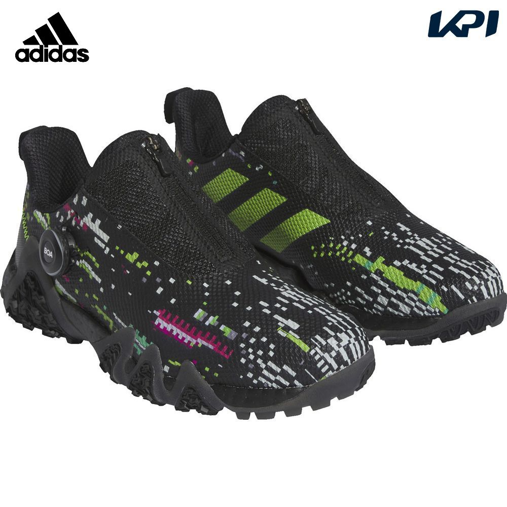 アディダス adidas ゴルフシューズ ユニセックス コードカオス22ボア グリッチ MCG33「タイムセール」