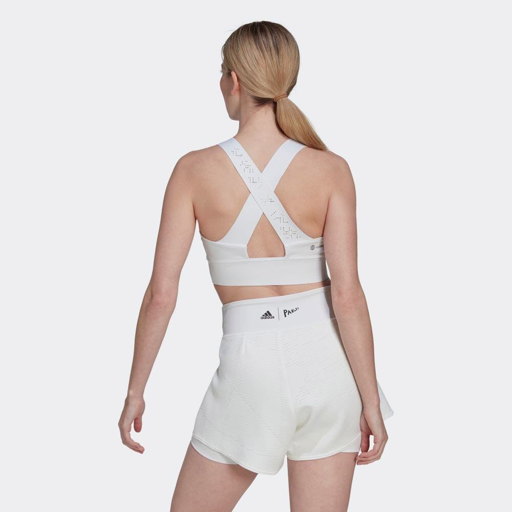 アディダスadidasテニスウェアレディースクロップトップLONDONCROPTOPタンクトップ・ブラトップTV5502022FW