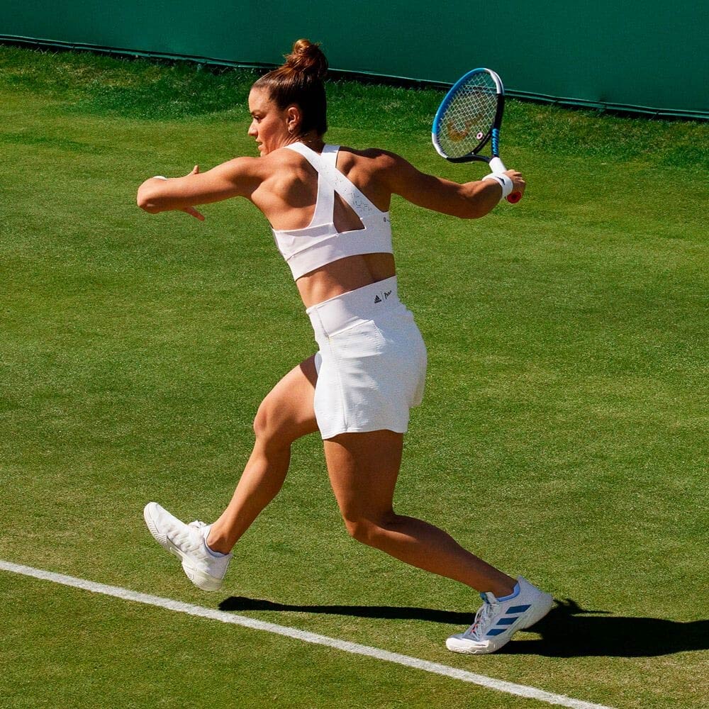 アディダスadidasテニスウェアレディースクロップトップLONDONCROPTOPタンクトップ・ブラトップTV5502022FW