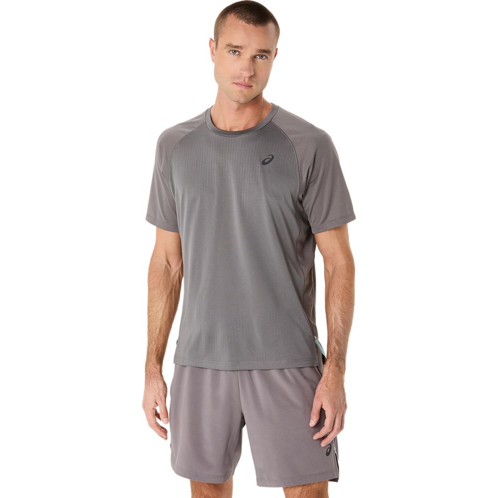 アシックス asics マルチSPウェア メンズ ACTIBREEZE ジャカード半袖シャツ 2031E888-022 2025SS