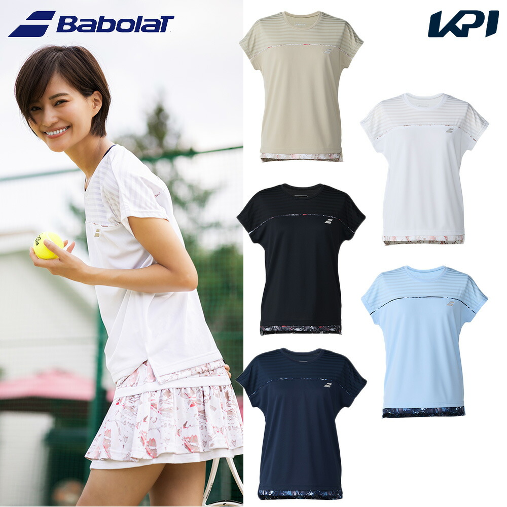 【楽天市場】バボラ Babolat テニスウェア レディース CLUB SHORT SLEEVE SHIRT LOOSE FIT ショート ...