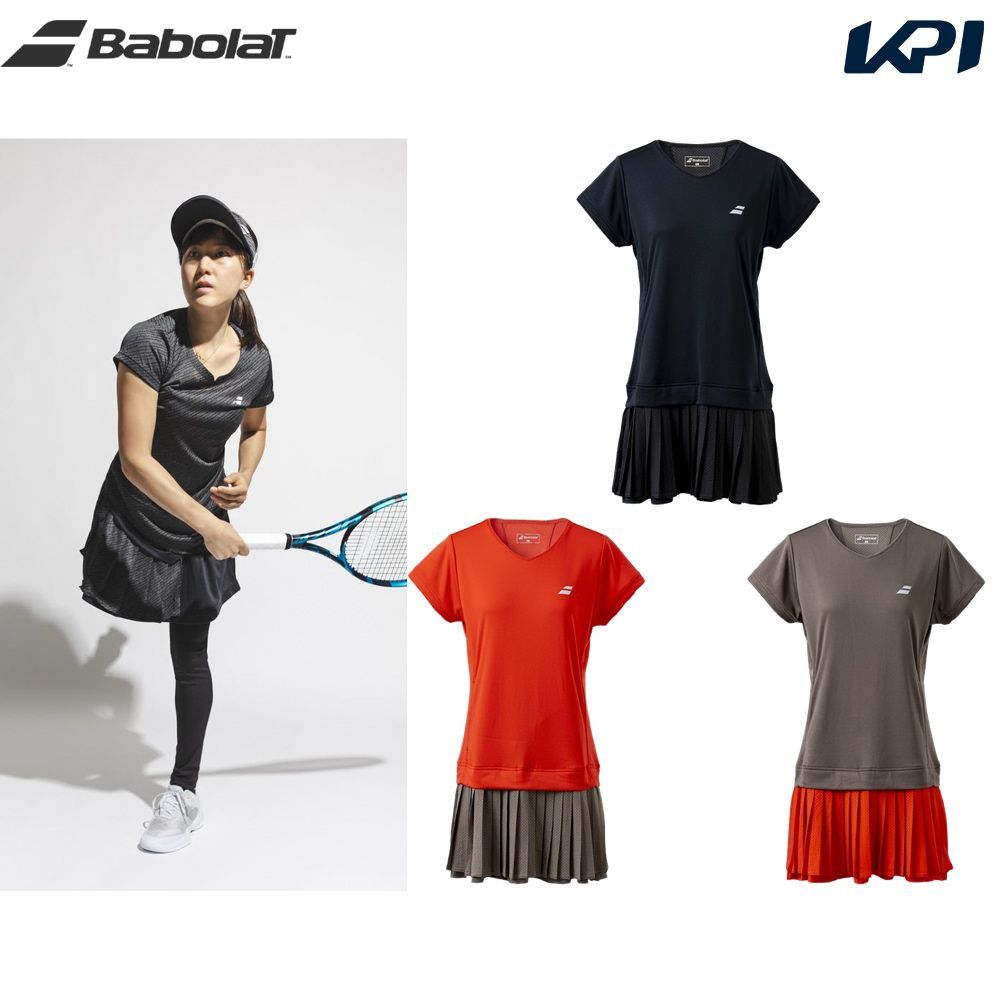 正規 バボラ PURE DRESS BWG3324 - BK00 BabolaT LS レディース 23SS