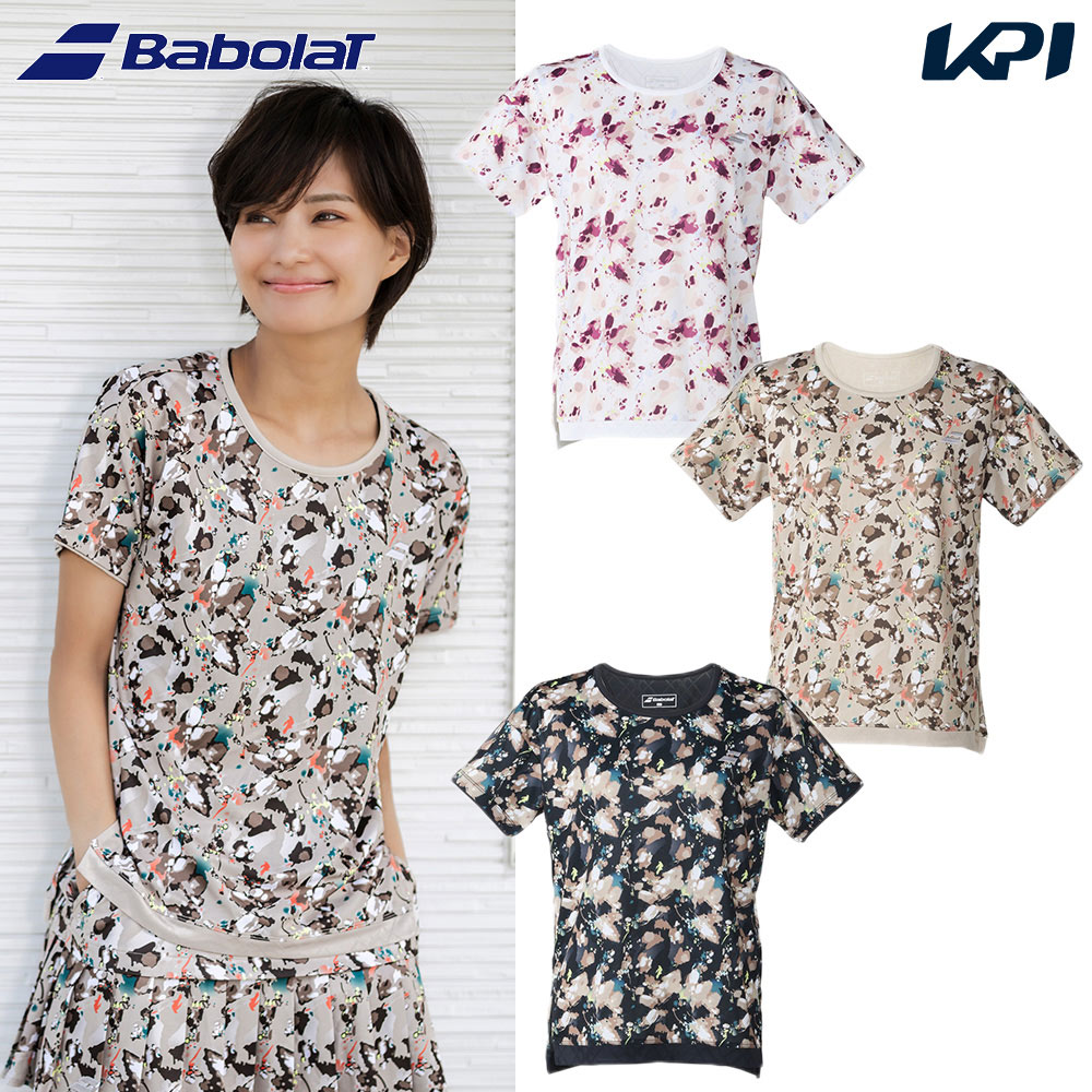 バボラ Babolat 庭球お召しもの レディース PLAY SHORT SLEEVE SHIRT LOOSE FIT  ショートスリーブシャツ ルーズフィット 取り組みプルオーバー BWG6323 2026SS