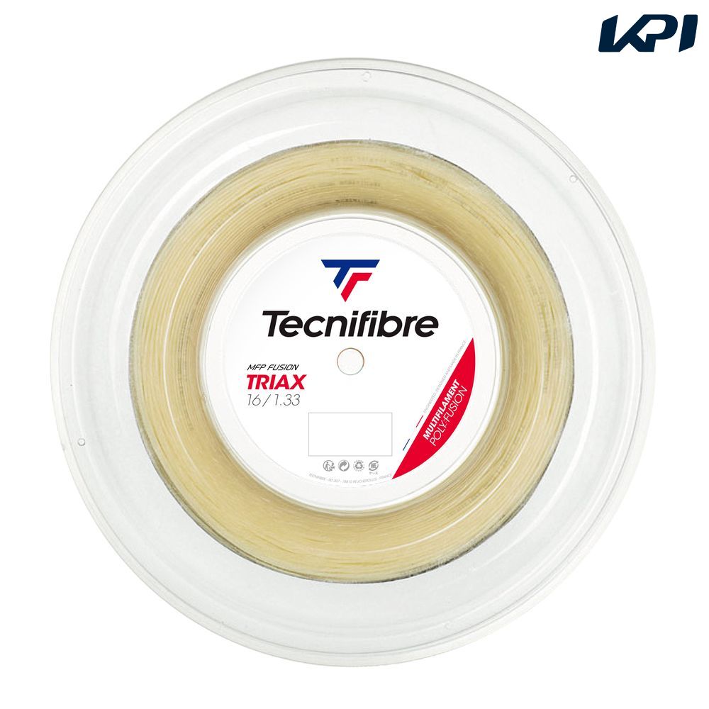 テクニファイバー Tecnifibre テニスガット・ストリング TRIAX 1.33mm トライアックス ロール200m TFR311 TFSR301 「レーザースピントライアル エントリー対象」｜pro sports 21,344円