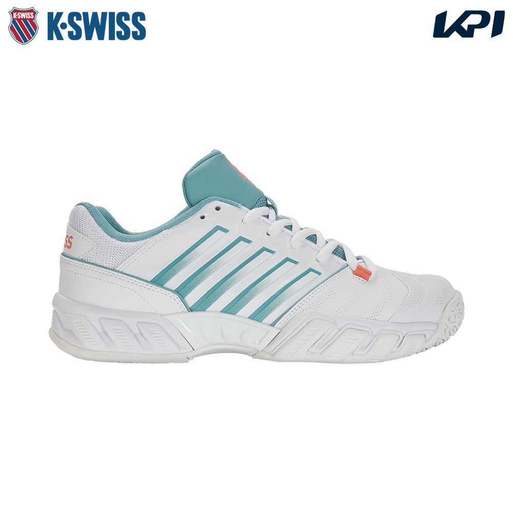 『即日出荷』K・SWISS ケイ・スイス テニスシューズ レディース Bigshot Light ビッグショットライト 4 オムニ・クレーコート用 KS97010109WT ケースイス K-SWISS「グリップ3本プレゼント」
