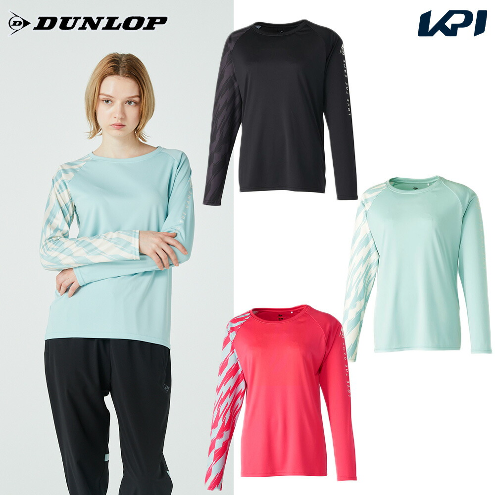 ダンロップ DUNLOP テニスウェア レディース ロングスリーブ Tシャツ DAL8562W 2025FW