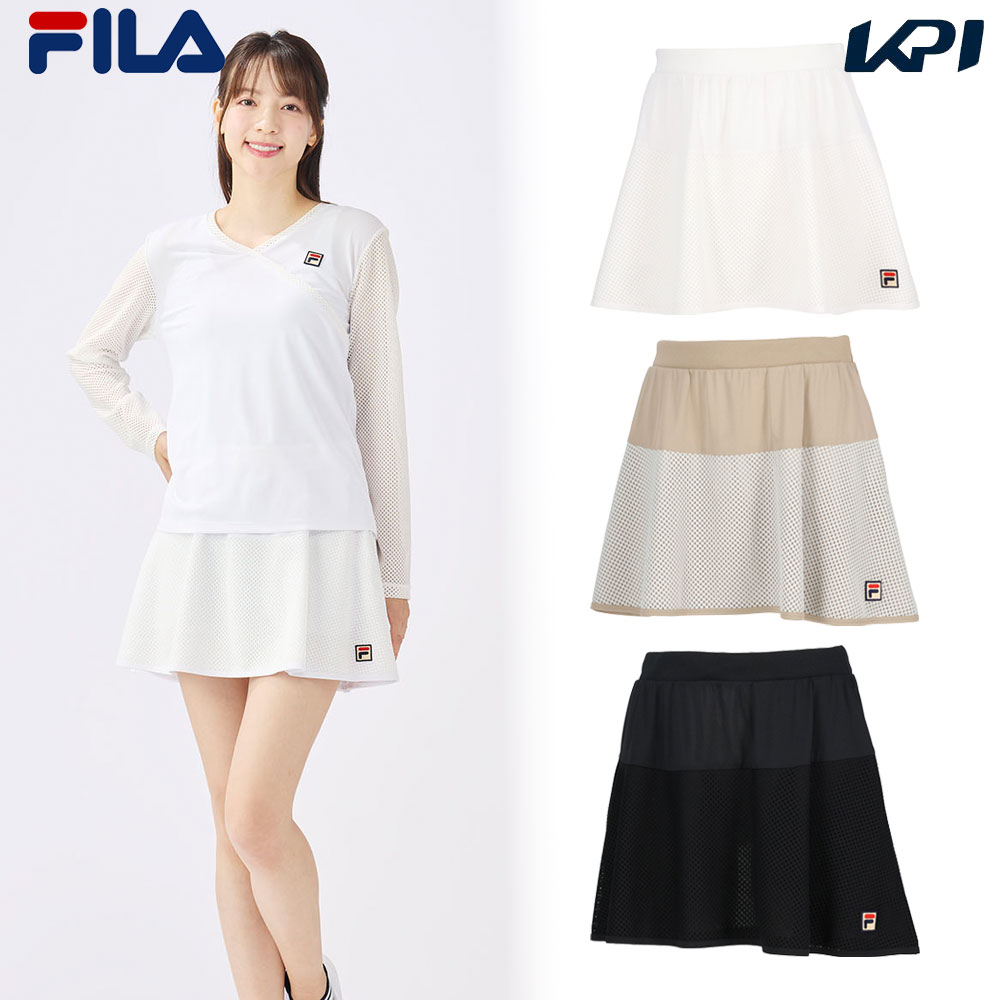 2025年春夏モデル FILA テニスウェア レディス スコート EL0051 FILA フィラ テニスウェア レディース スコート EL0051 2025SS
