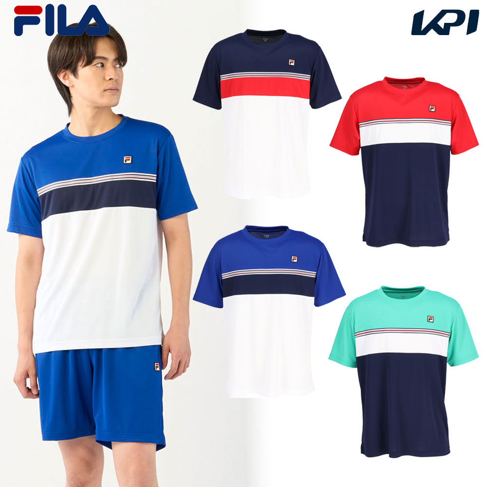 フィラ FILA テニスウェア メンズ ゲームシャツ CZ6SGM007 2026SS
