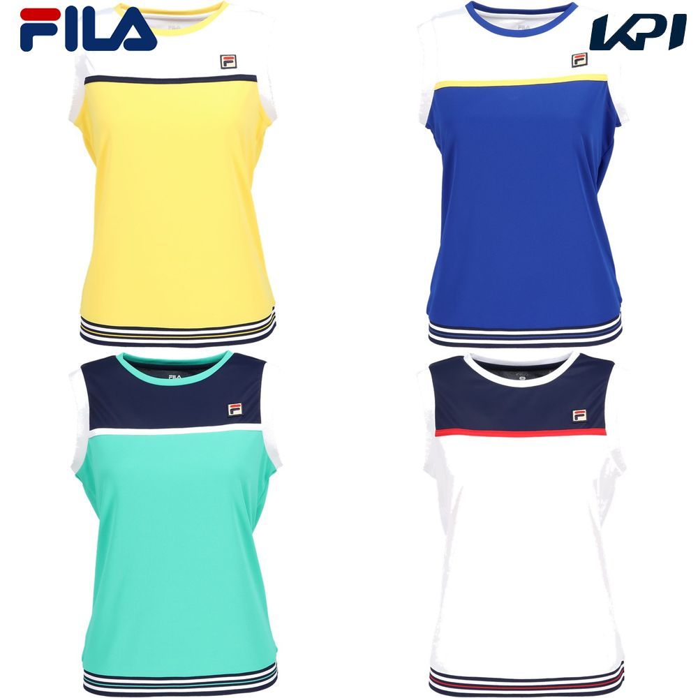 フィラ FILA 庭球お召しもの レディース   ノースリーブゲームシャツ CZ6SGW037 2026SS