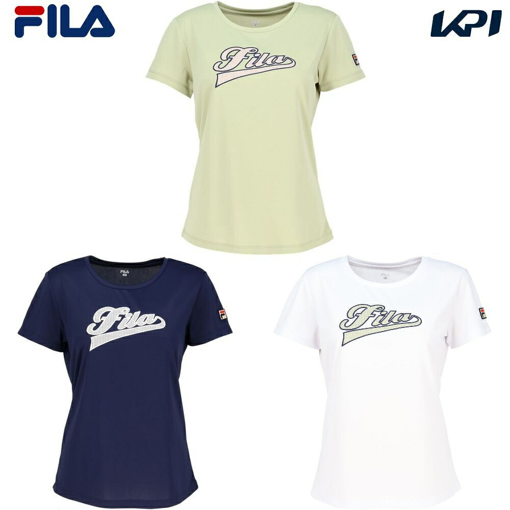フィラ FILA テニスウェア レディース アップリケTシャツ CZ6SGW046 2026SS