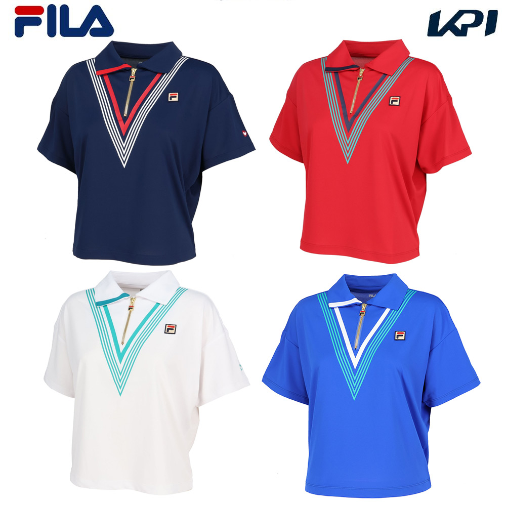 フィラ FILA テニスウェア レディース ポロシャツ CZ6FGW006 2026FW 8月上旬発売予定※予約｜pro sports