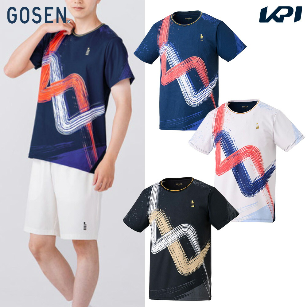 ゴーセン GOSEN テニスウェア ユニセックス ゲームシャツ T2600 2026SS