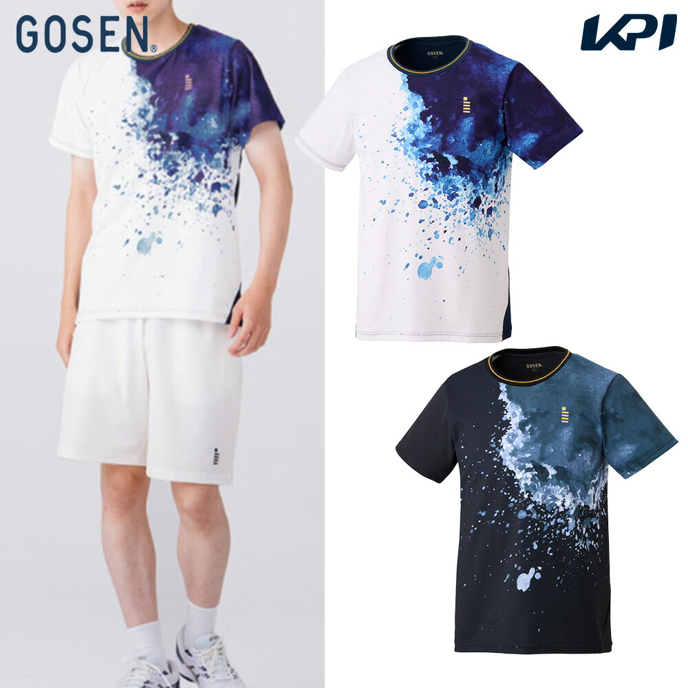 ゴーセン GOSEN テニスウェア ユニセックス ゲームシャツ T2602 2026SS