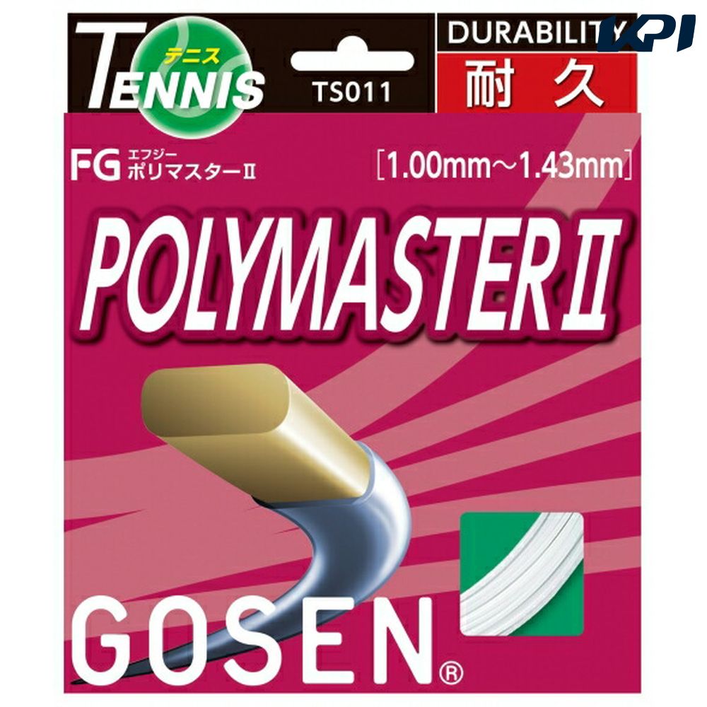 【100張り仕掛ける】GOSEN(ゴーセン)【エフジー ポリ御師匠さん2(FG POLYMASTER II)(TS011)】 硬式より糸