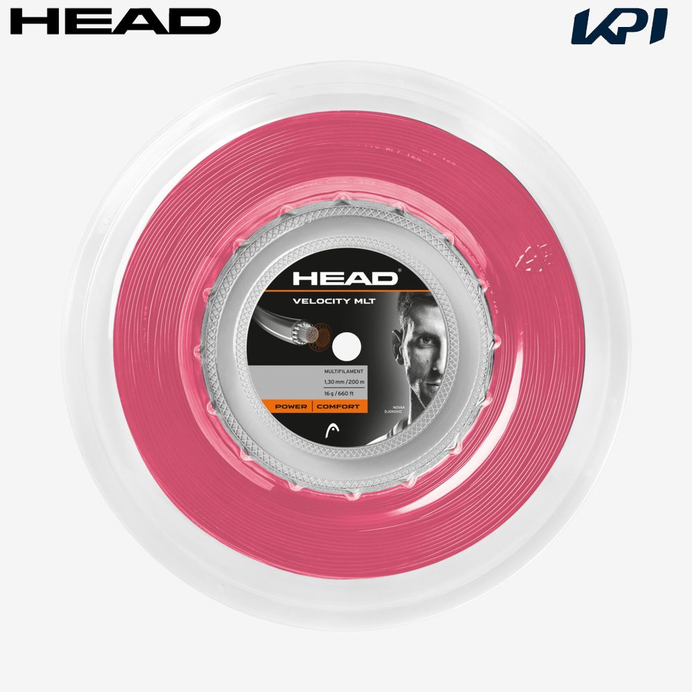 先端 HEAD 庭球ガット・縒り糸  Velocity MLT 200m渦巻き 281414-PK