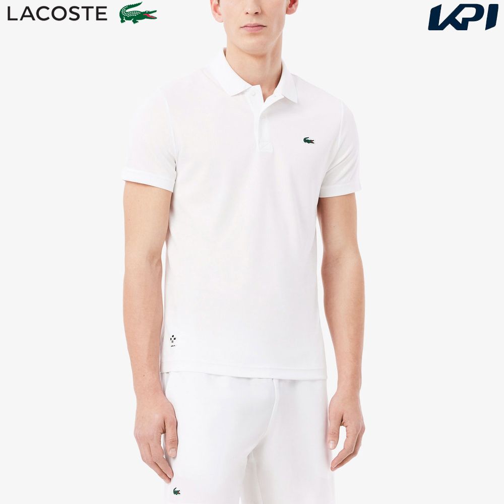 『即日さし出し』ラコステ LACOSTE 庭球御召しもの メンズ 『ダニール・メドベージェフ』コートジャカードウルトラドライポロシャツ DH9985-99-001 2026SS
