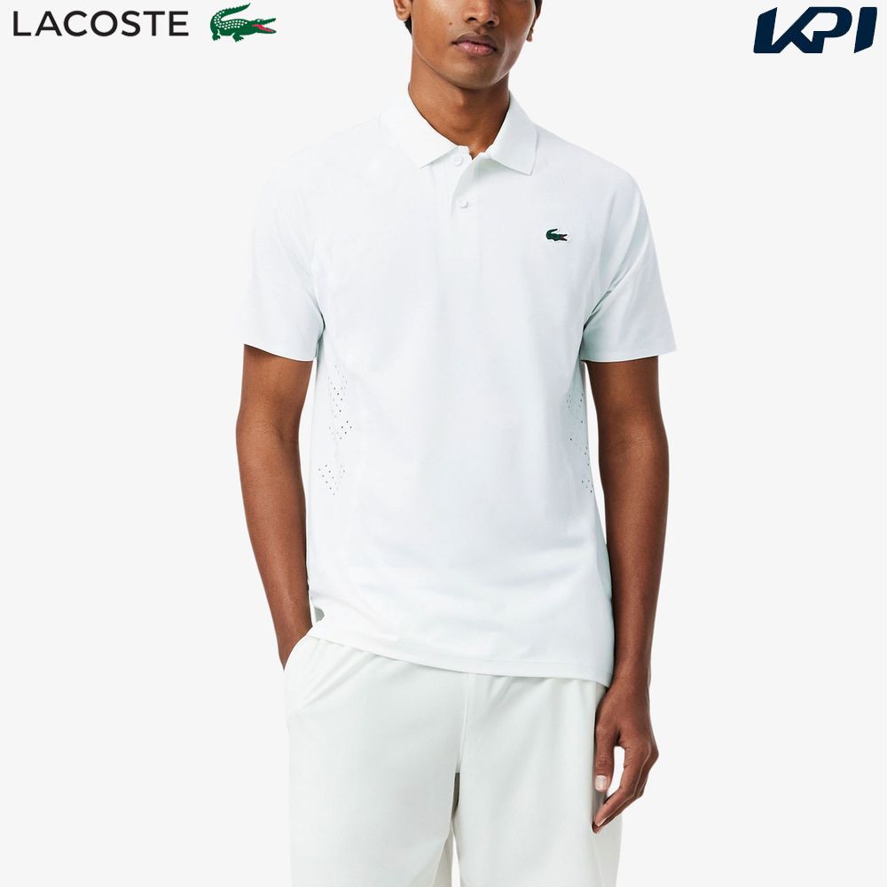 『即日さし出し』ラコステ LACOSTE 庭球御召しもの メンズ 『ノバク・ジョコビッチ』シームレススポーツシャツ DH9986-99-001 2026SS
