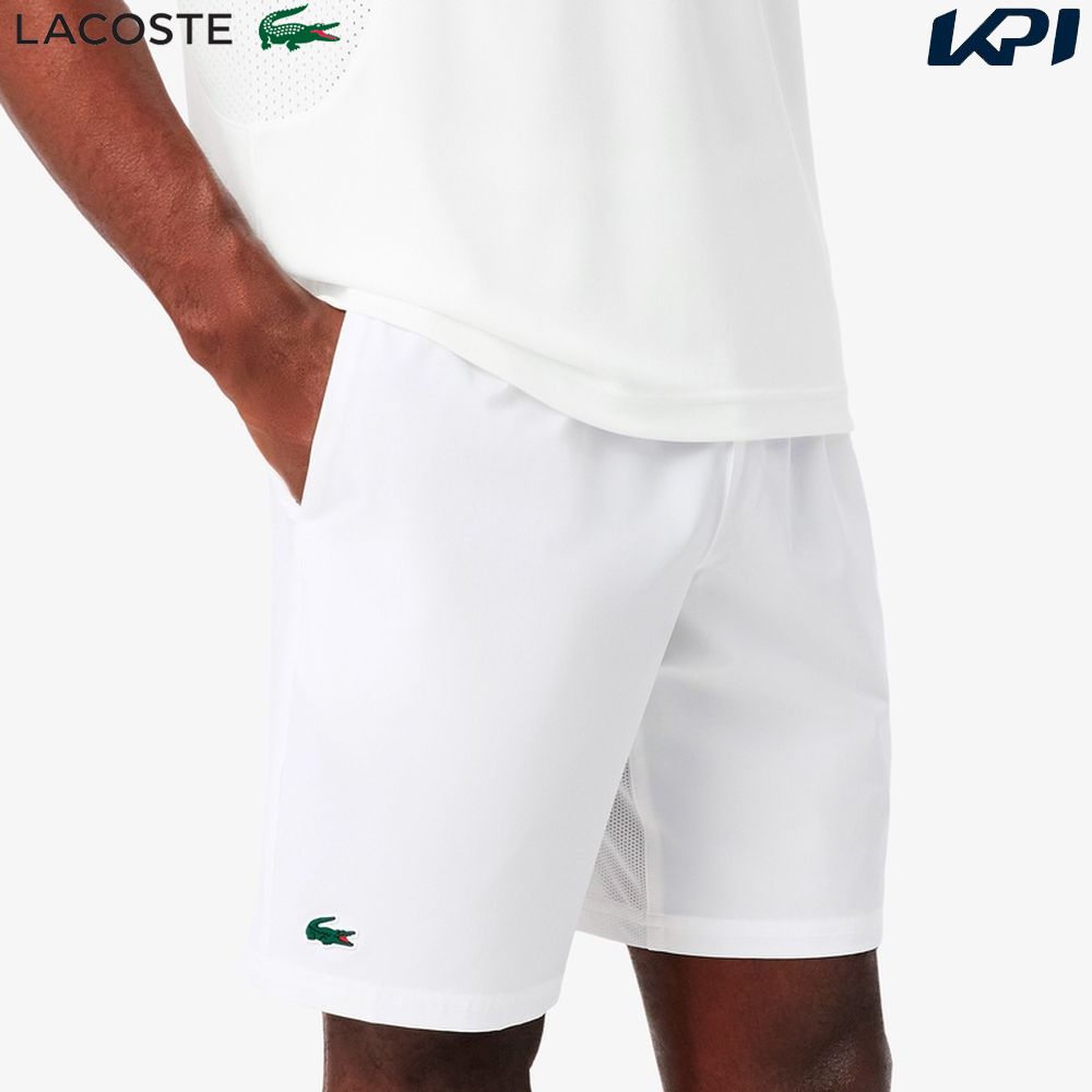 ラコステ LACOSTE テニスウェア メンズ 『ノバク・ジョコビッチ』メッシュガゼットテニスショーツ GH7413-99-3IN 2026SS「タオルキャンペーン対象」『即日出荷』