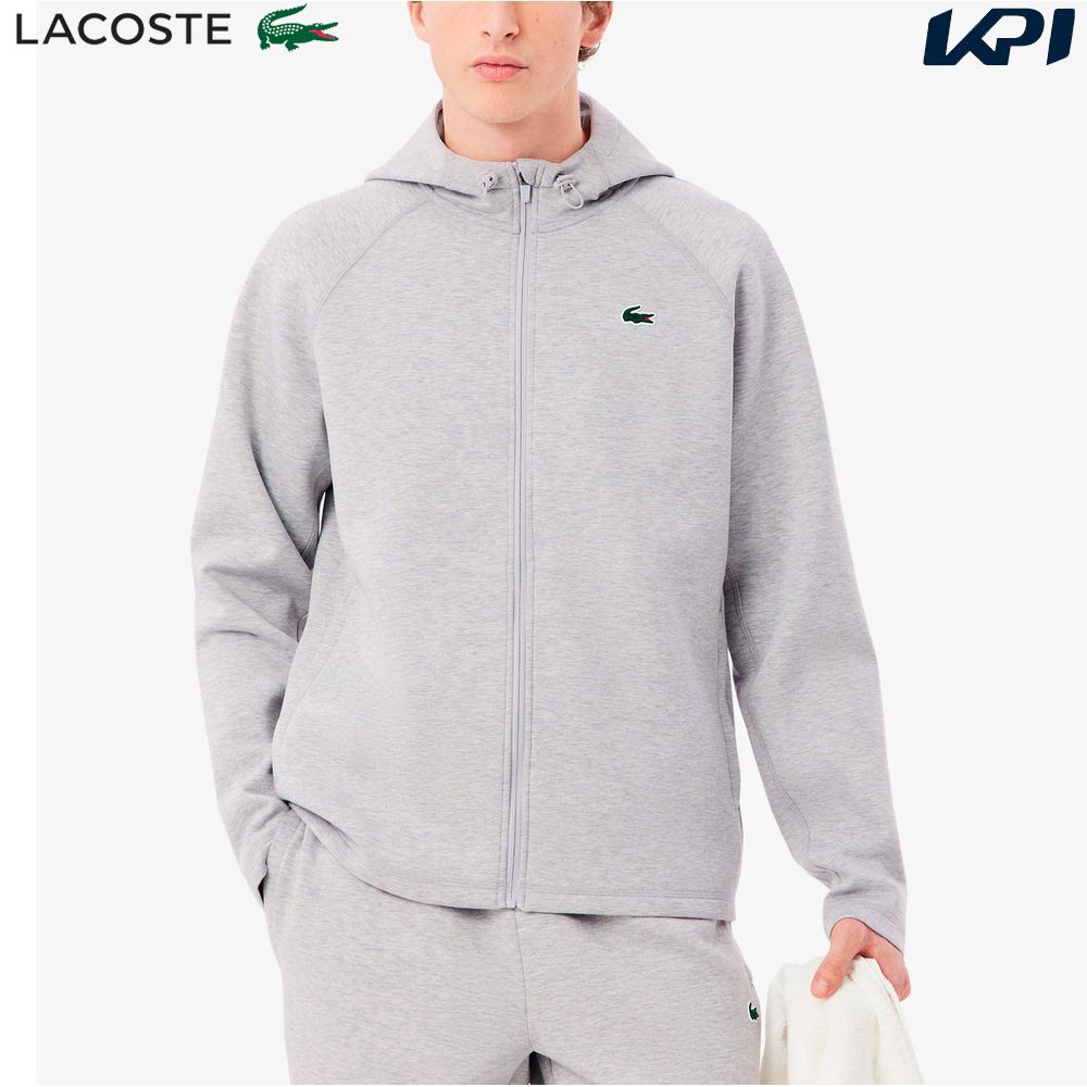 ラコステ LACOSTE テニスウェア メンズ ダブルフェイススウェットジップフーディー SH0152-99-CCA 2026SS『即日出荷』｜pro sports