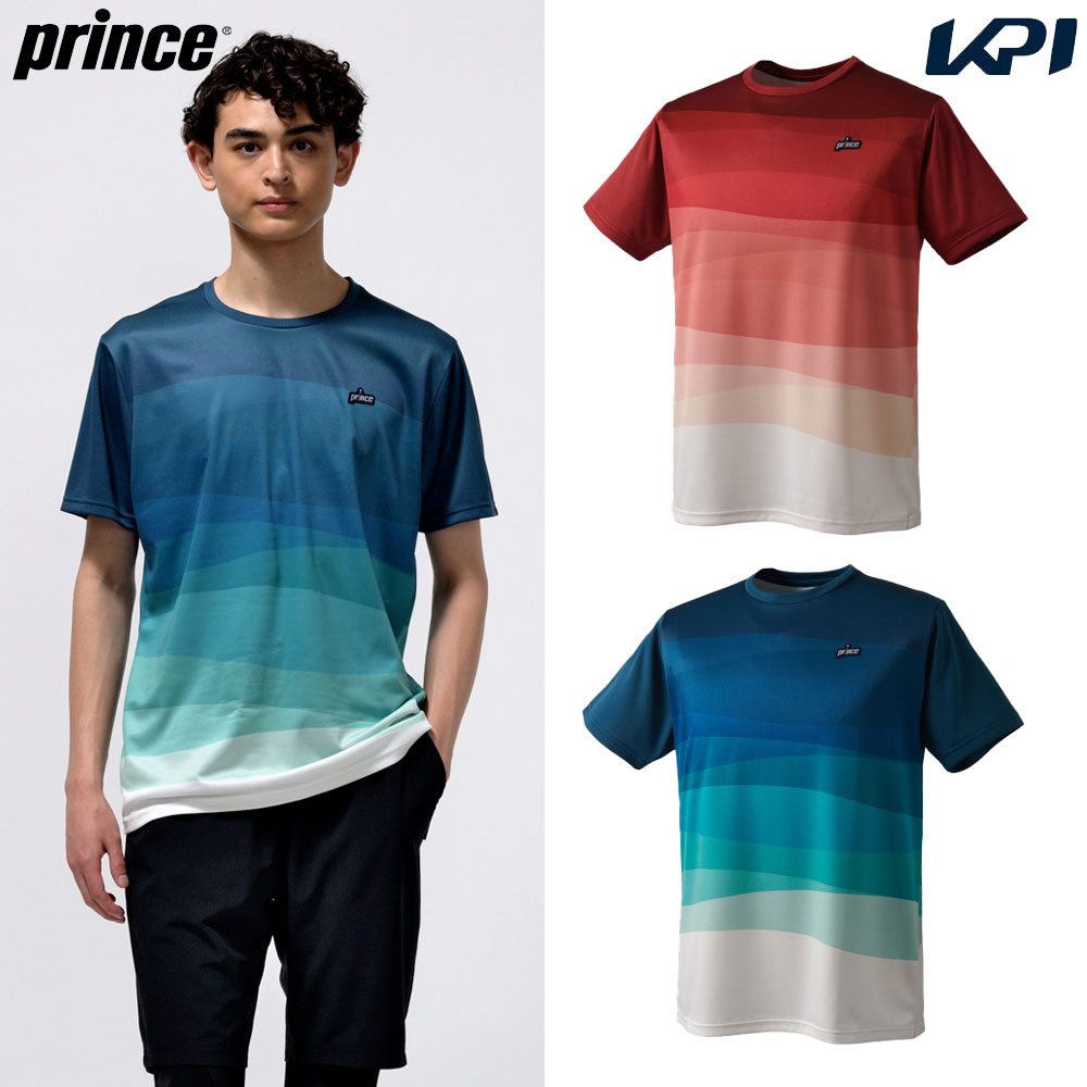 Princeテニスゲームシャツ メンズＬサイズ Prince（プリンス） 【ネットバーゲン】プリンス ゲームシャツ MS5004