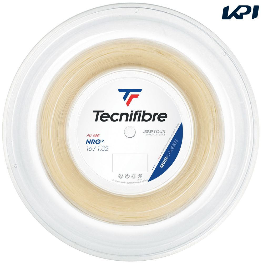 「最短当日出荷」テクニファイバー Tecnifibre テニスガット・ストリング NRG2(エヌアールジースクエア) 1.32mm 200mロール TFR212 TFSR204 「レーザースピントライアル エントリー対象」|pro sports