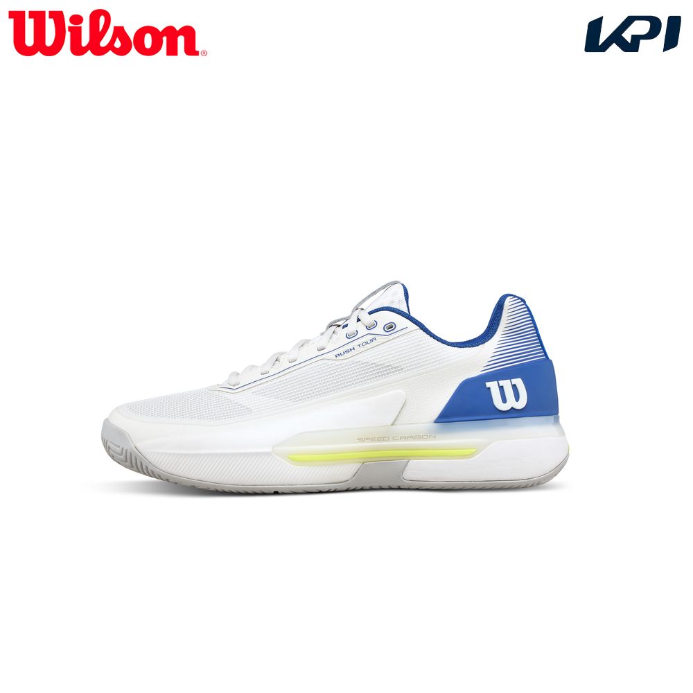 ウイルソン Wilson 庭球シューズ メンズ   RUSH TOUR 5  Wh/D V Blue/L オール厚地の外套用 WRS337220U