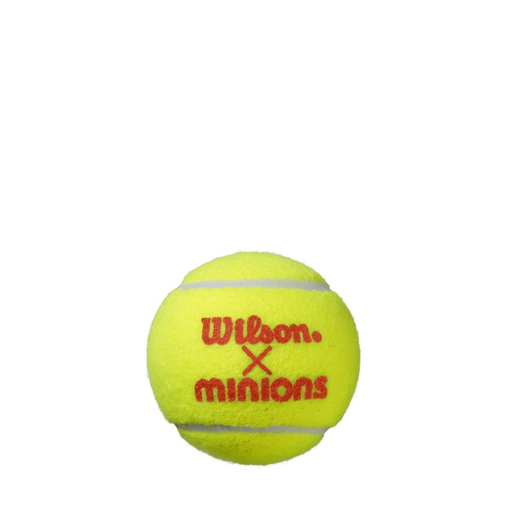 あす楽対応」ウイルソン Wilson ジュニアテニスボール WR8202601001 STAGE 1パック(3個入) ステージ2 ミニオンズ TBALL MINIONS 『即日出荷』 テニス | windowmaker.com