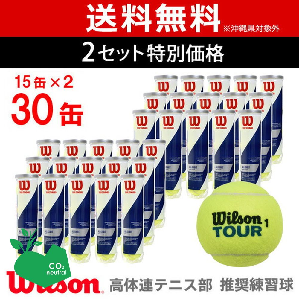【SDGs事業計画】【365日積みだし】「相応う」【2箱仕掛ける】Wilson(ウイルソン)【TOUR STANDARD（周遊旅行・判定基準） (15缶×2\u003d120球) WRT103800】庭球どんぶり鉢『即日積みだし』