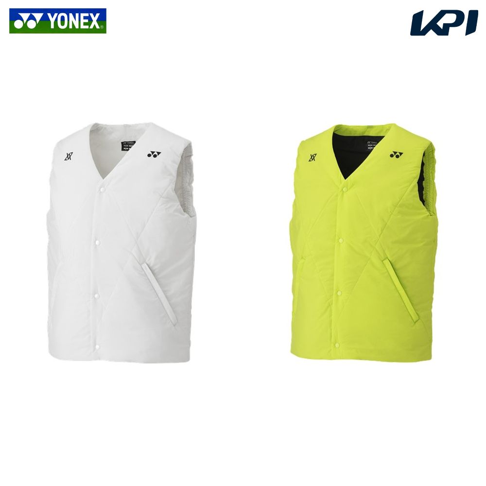 『即日出荷』ネックス YONEX バドミントンウェア ユニセックス ビクター・アクセルセンコレクション VA ユニ中綿ベスト 受注会限定 90098Y 2025FW
